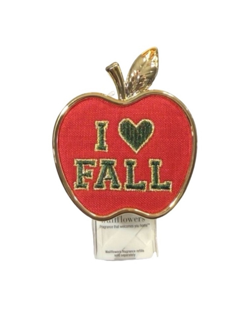 I Love Fall Apple Wallflower Fragrance Plug In